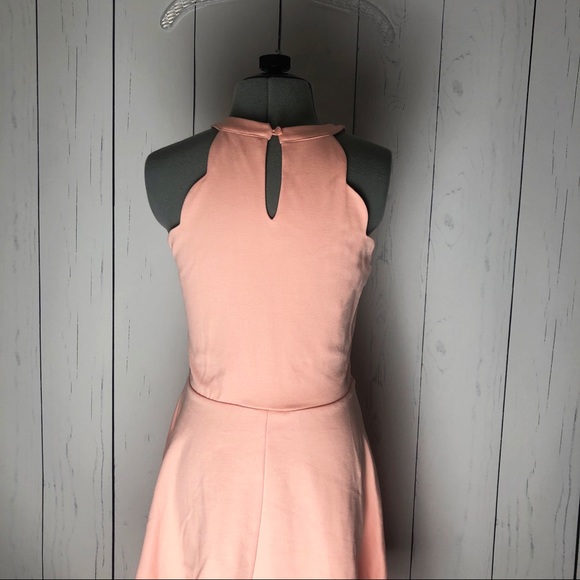 Scallop Edge Mini Dress - Picture 4 of 6